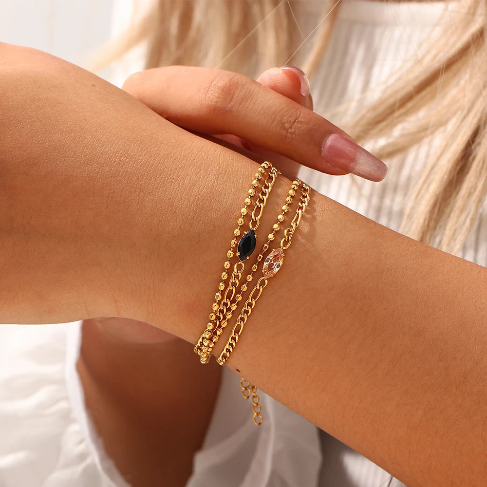 Bracelete Minimalista com Zircônia