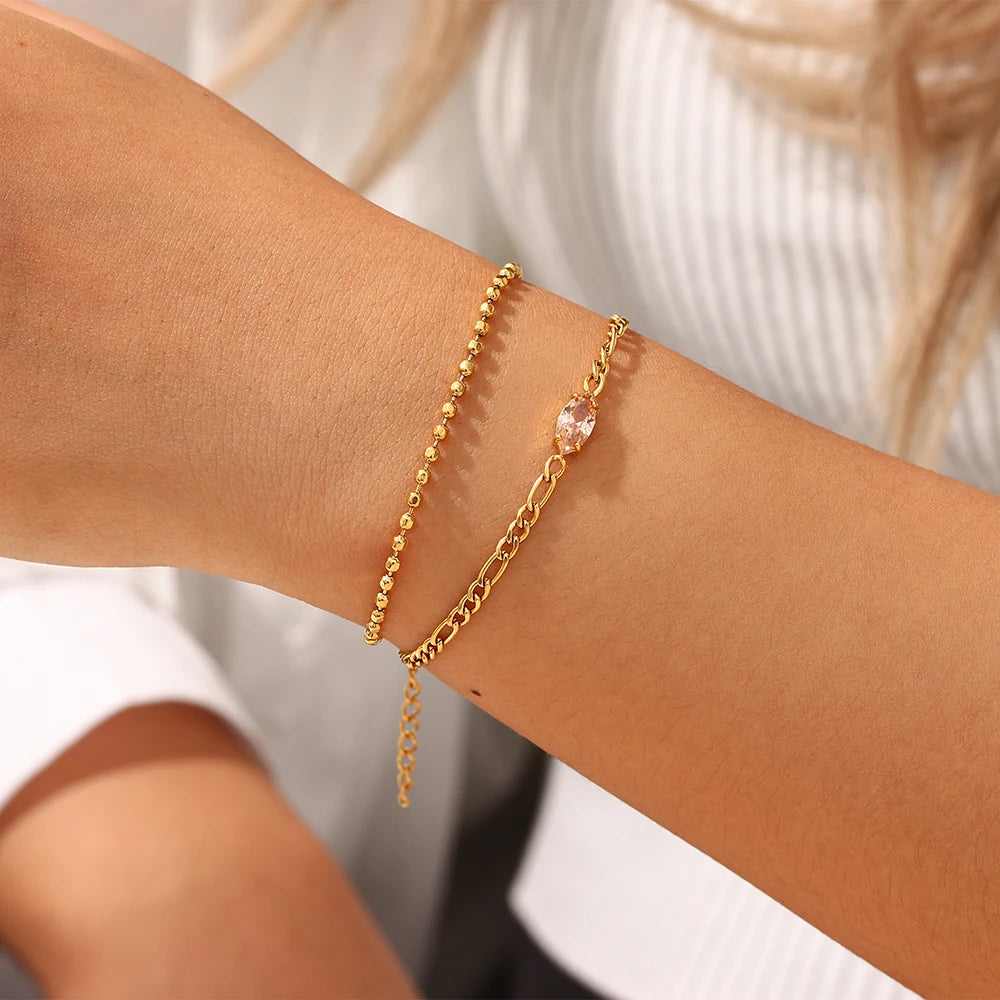 Bracelete Minimalista com Zircônia